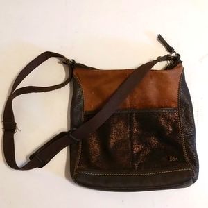 The Sak Patchwork pleather & suede purse